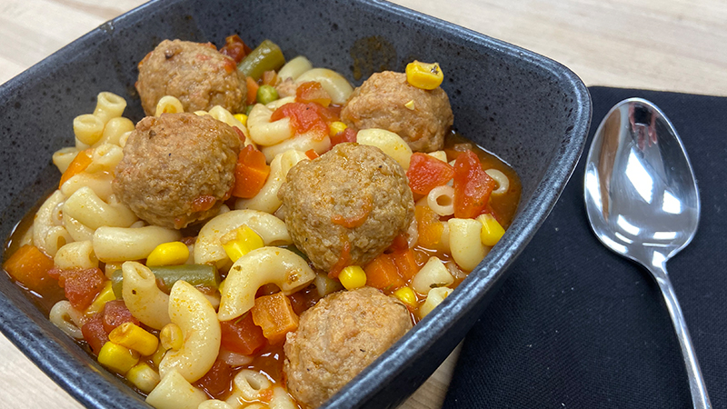 Mini Meatball Soup Recipe